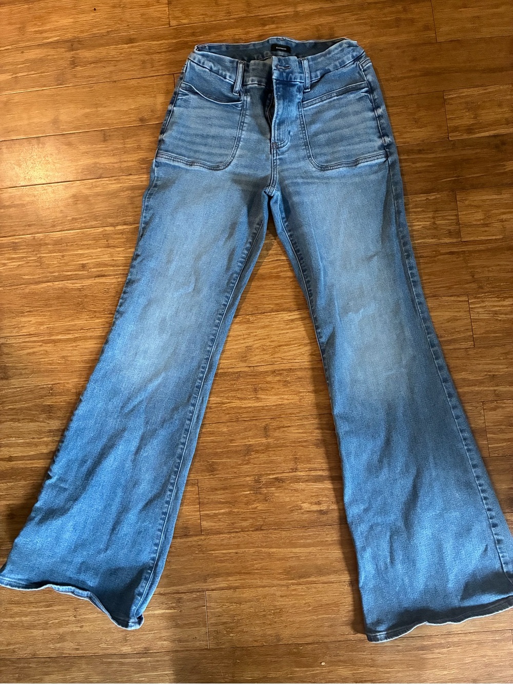 Women’s Blue Flared Jeans